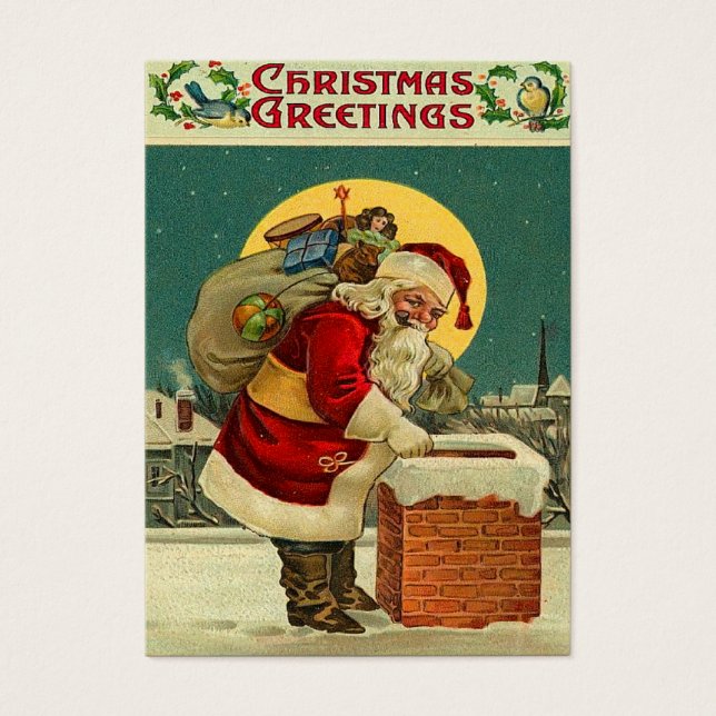 Vintage Christmas Gift Tags (Front)