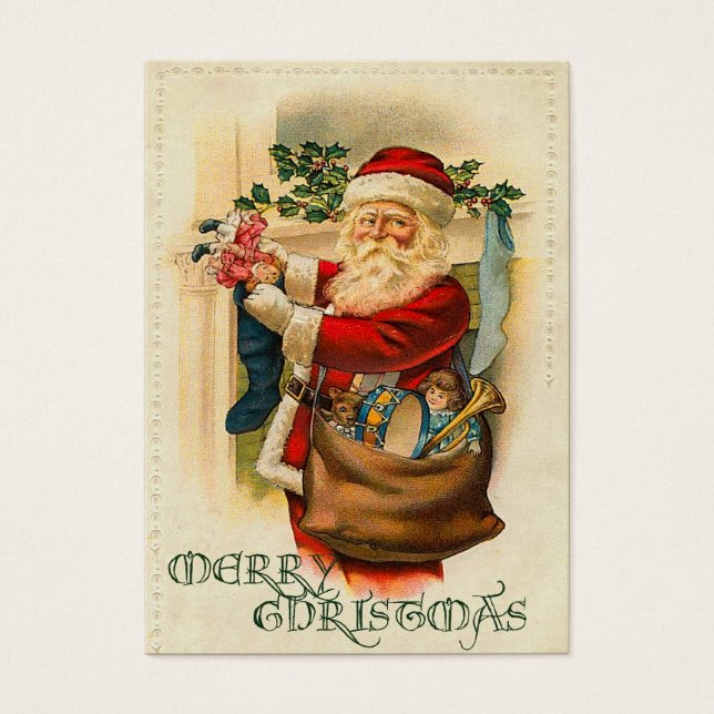 Vintage Christmas Gift Tags (Front)