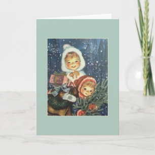 Vintage Christmas Greeting Card