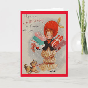 Vintage Christmas Greeting Card