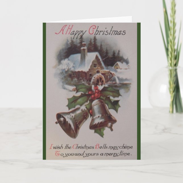 Vintage Christmas Greeting Card (Front)