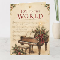 Vintage Christmas Greeting , Classical Music style
