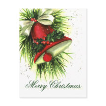 Vintage Christmas Greetings Postcard