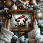 Vintage Christmas Highland Cow Decoupage  Tissue Paper<br><div class="desc">Bring a touch of rustic charm to your holiday crafting projects with this vintage Christmas Highland cow decoupage tissue paper. Featuring a festive highland cow in a nostalgic Christmas scene, this tissue paper is ideal for a variety of projects, including scrapbooking, junk journalling, DIY holiday decor, and Christmas gift wrapping....</div>