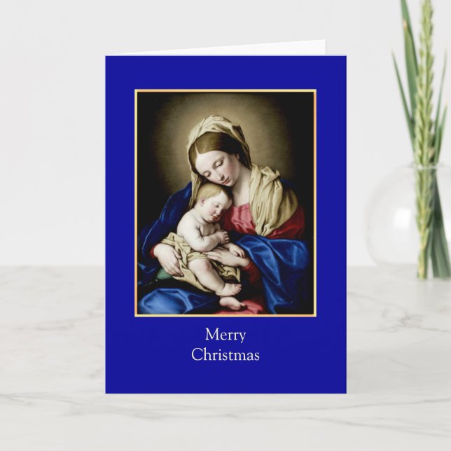 Vintage Christmas Holiday Card (Front)