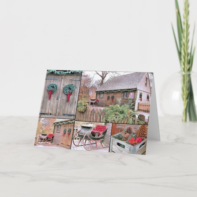 Vintage Christmas Holiday Card (Front)