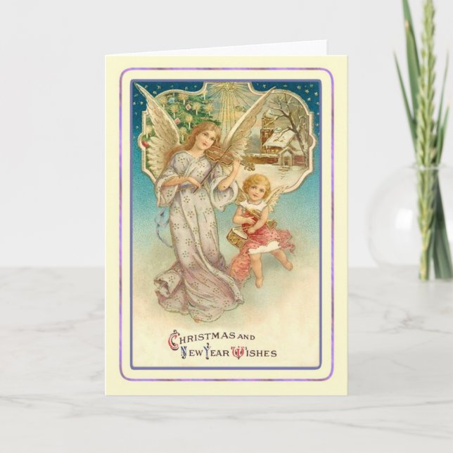 Vintage Christmas Holiday Card (Front)