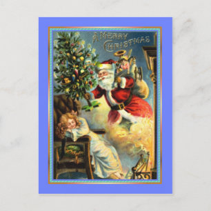 Vintage Christmas Holiday Postcard