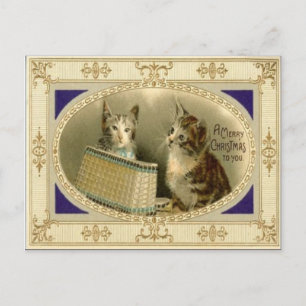 Vintage Christmas Holiday Postcard