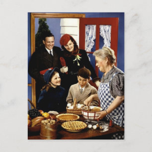 Vintage : Christmas - Holiday Postcard