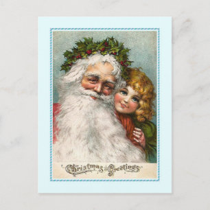 Vintage Christmas Holiday Postcard