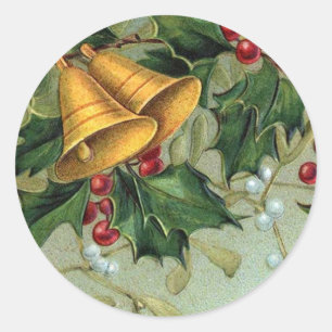 Vintage Christmas Holly Berries - Sticker