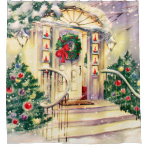 Vintage Christmas House