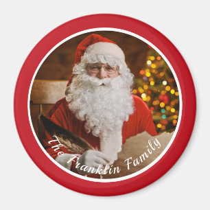 Vintage Christmas Jolly Old Santa Claus Custom Magnet