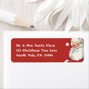 Vintage Christmas, Jolly Winking Santa Claus