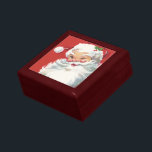 Vintage Christmas, Jolly Winking Santa Claus Gift Box<br><div class="desc">Vintage illustration Christmas holiday design featuring a happy,  jolly Santa Claus wearing a hat and winking as if he has a secret. Ho,  ho,  ho,  Merry Christmas!</div>