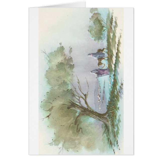 Vintage Christmas Journey Card (Front)