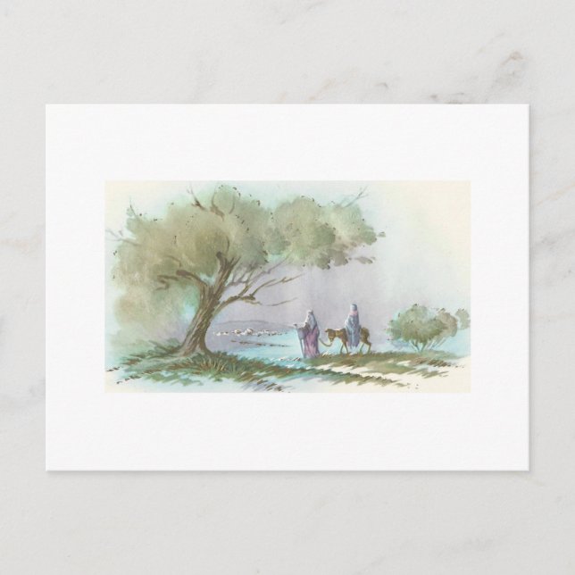 Vintage Christmas Journey Card (Front)