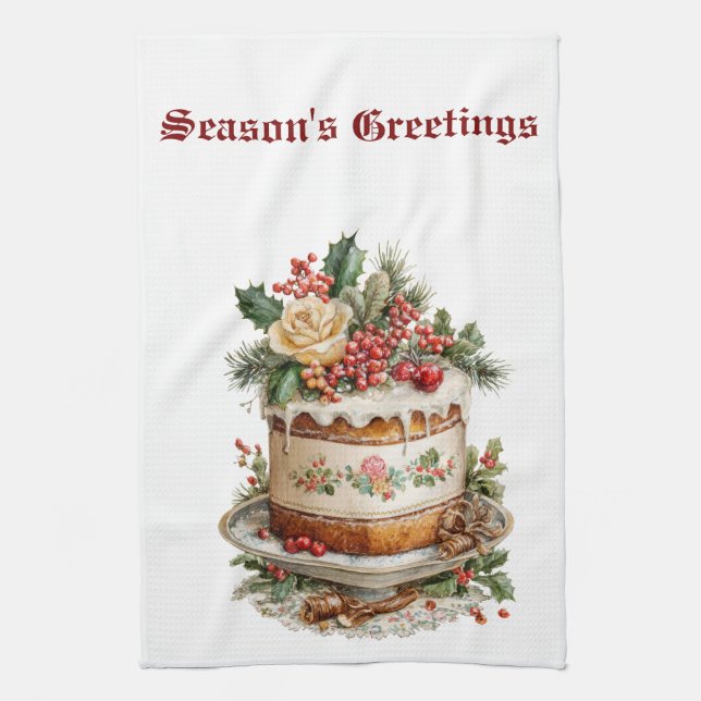 Vintage Christmas Kitchen Towel Collection (Vertical)