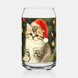 Vintage Christmas Kitten