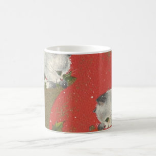 Vintage Christmas Kittens Mug