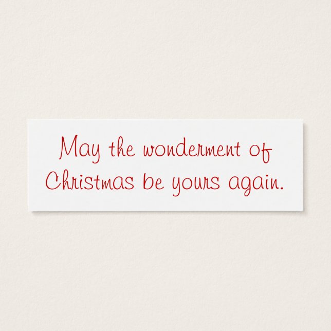 Vintage Christmas LOVE note (Back)