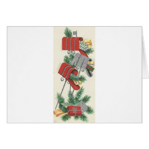 Vintage Christmas Mailbox Trio