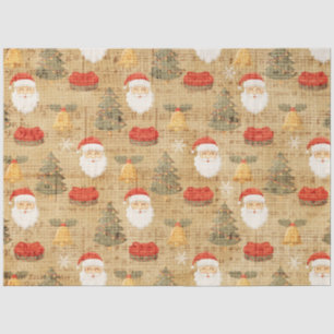 Vintage Christmas Mix Series Design 10 Tissue Paper