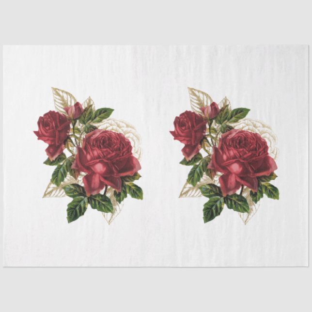 Vintage Christmas Mix Series Design 17 Tissue Paper (Front)