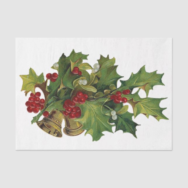 Vintage Christmas Mix Series Design 37 Tissue Paper (Front)