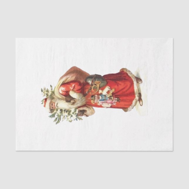 Vintage Christmas Mix Series Design 43 Tissue Paper (Front)