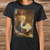 Vintage Christmas Nativity, Mary Joseph Baby Jesus