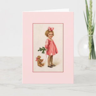 Vintage Christmas Note Card