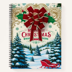 Vintage Christmas Notebook