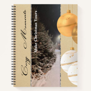 Vintage Christmas Notebook – Cozy Moments