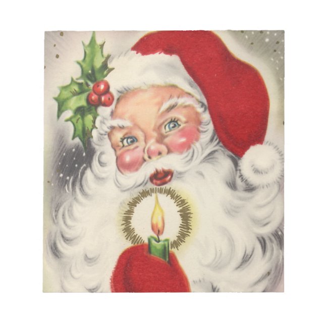 Vintage Christmas Notepad (Front)