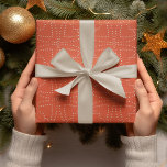 Vintage Christmas Orange Seamless Pattern Wrapping Paper<br><div class="desc">Vintage Christmas Orange Seamless Pattern</div>