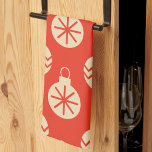Vintage Christmas Ornaments Modern Kitchen Towel<br><div class="desc">Vintage Christmas Ornaments Modern kitchen towel</div>