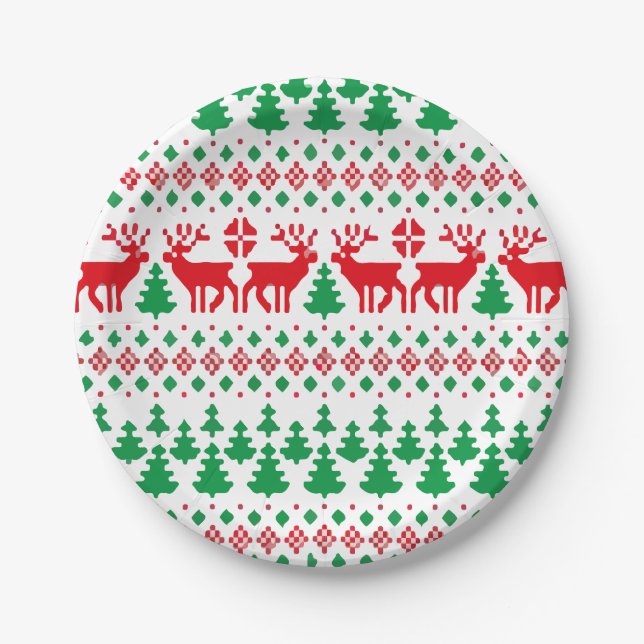 Vintage Christmas   Paper Plate (Front)