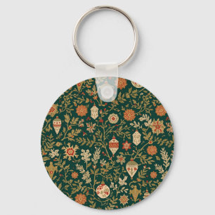 Vintage Christmas Pattern - Keychain