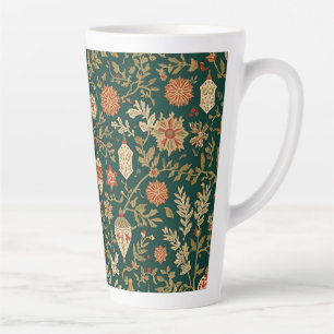 Vintage Christmas Pattern - Latte Mug