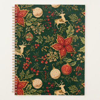 Vintage Christmas Pattern - Planner