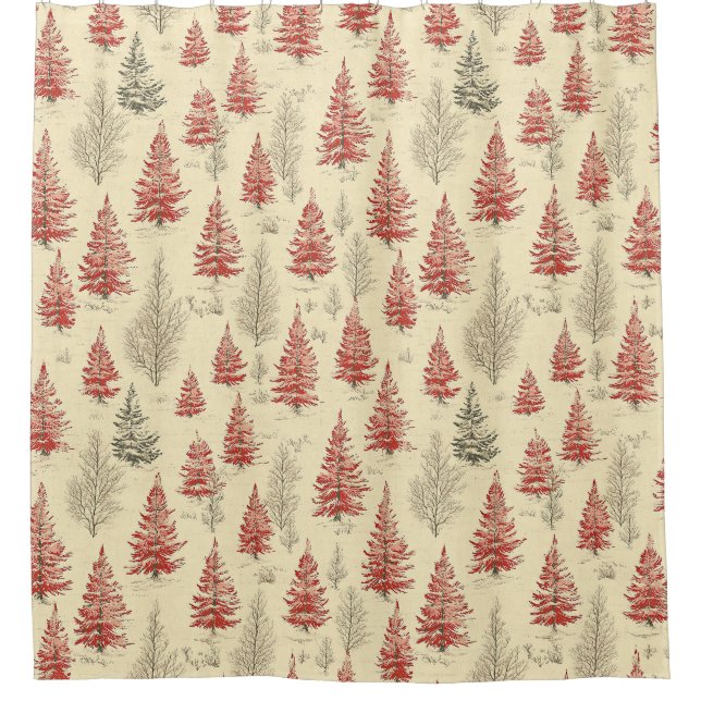 Vintage Christmas Pine Tree Pattern (Front)