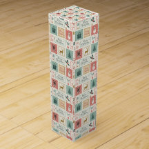 Vintage Christmas Postage Pattern