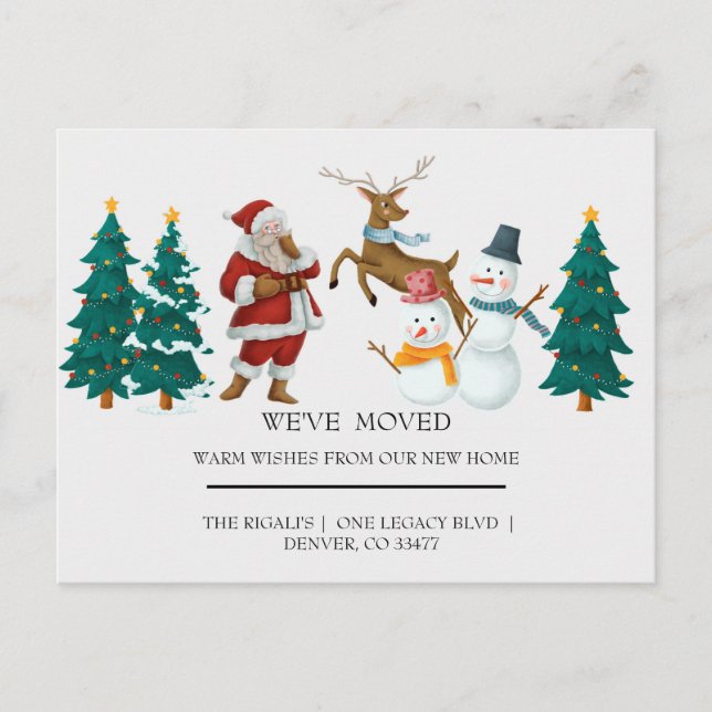 vintage Christmas  Postcard (Front)