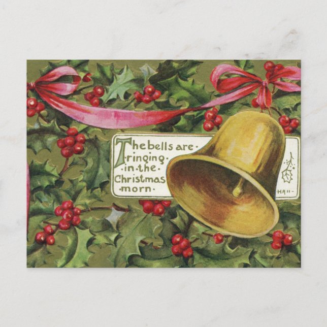 Vintage Christmas Postcard (Front)