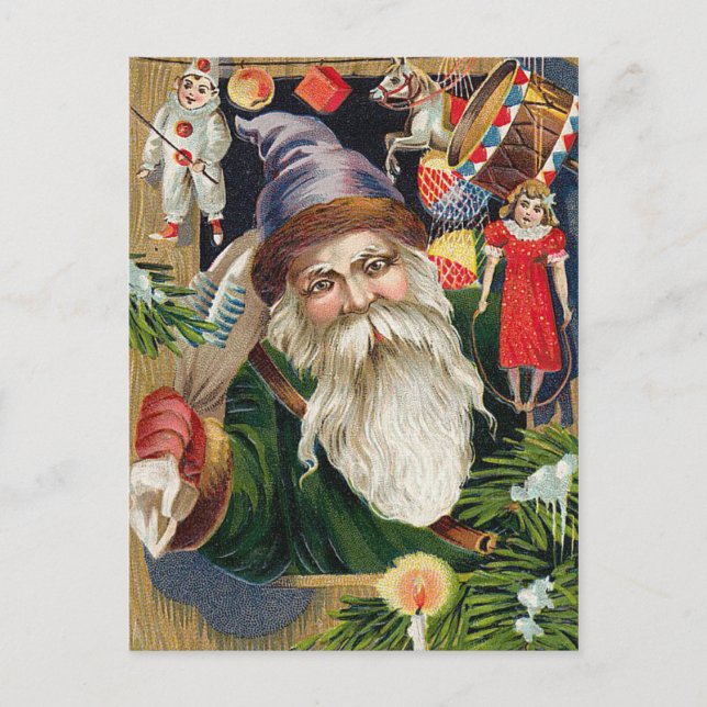 Vintage Christmas Postcard (Front)