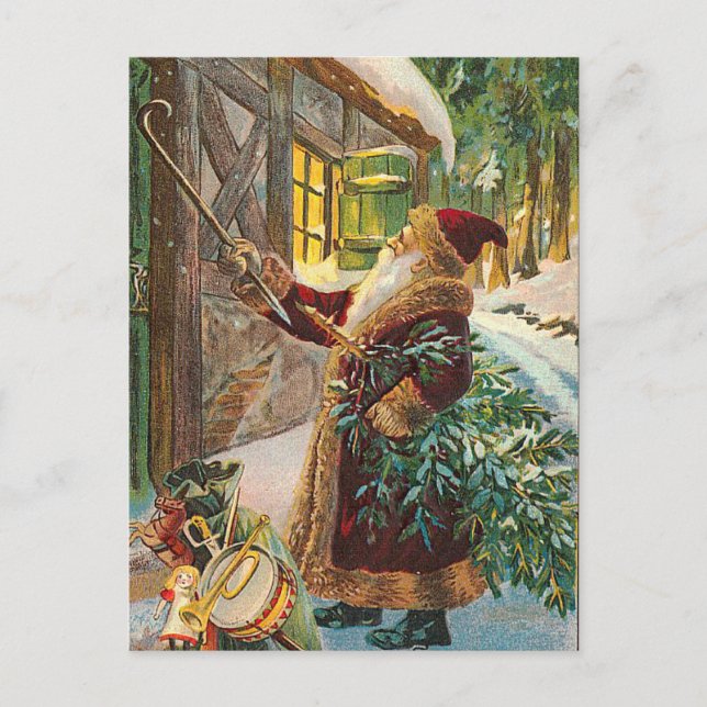Vintage Christmas Postcard (Front)