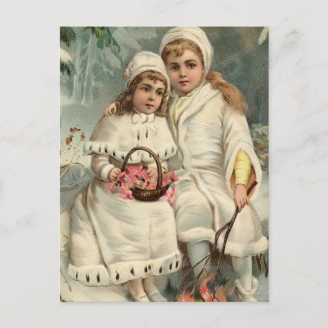 Vintage Christmas Postcard (Front)