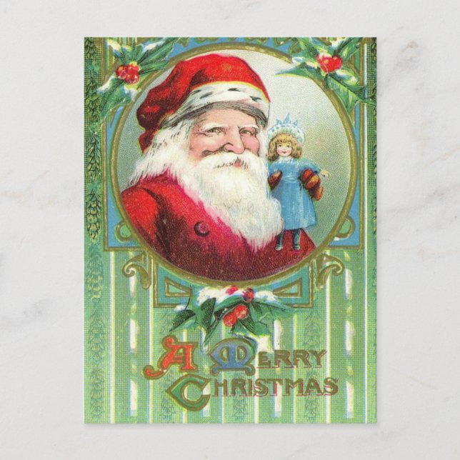 Vintage Christmas Postcard (Front)